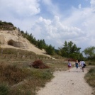 hiking trail on the location of Sandberg